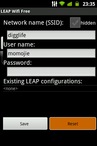 leap-wifi-free 支持 LEAP 无线网络的 Android 应用 LEAP WiFi Free