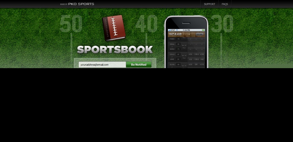 getsportsbookapp 1024x496 100 Wonderfully Designed iPhone App Websites