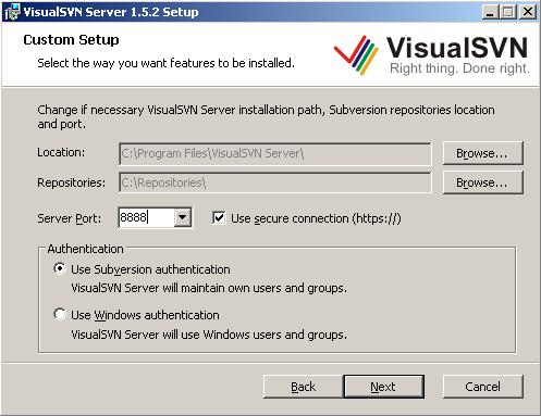 VisuanSVN Server2