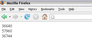 memory_get_usage() 的示例输出