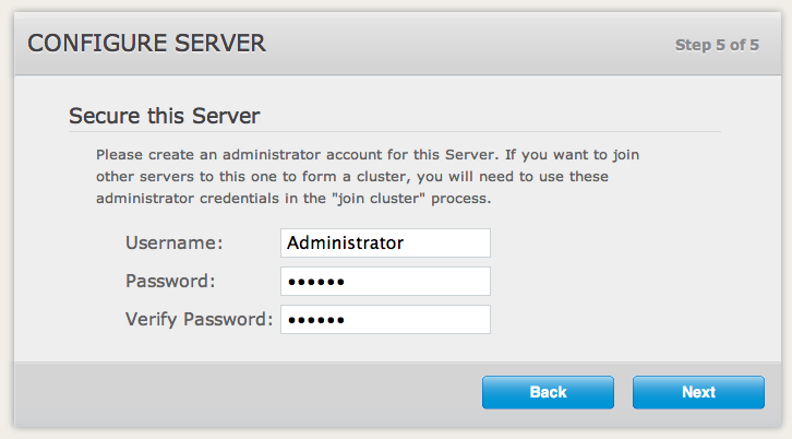 Couchbase Server Setup  Step 5