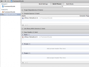add files to target