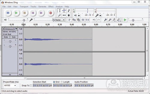 ͼ2.5 Audacity༭(from gamecareergudie)