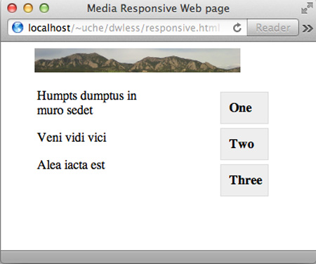  Safari е responsive.html ĻͼģСƶ豸ϵҳ