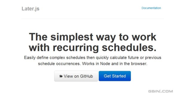 ټִжʱѭJavaScript - Later.js 