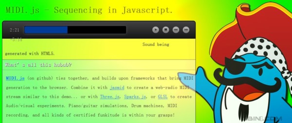 ʹɳmidi - midi.js