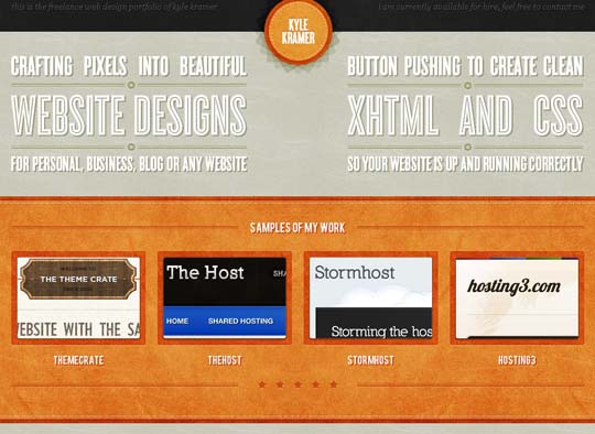 orange color websites