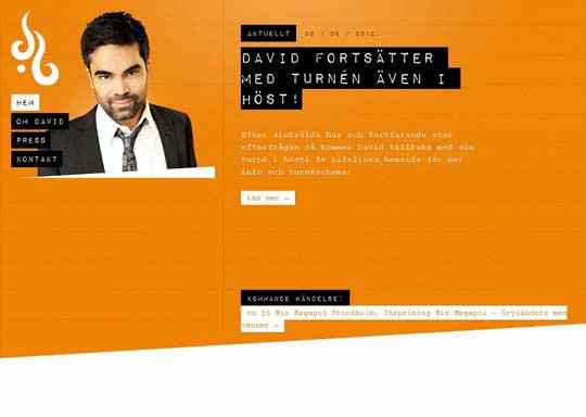 orange color websites