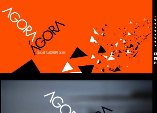 orange color websites