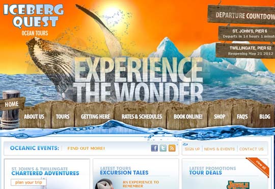 orange color websites