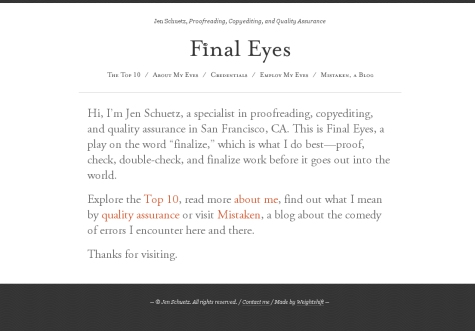 Final Eyes