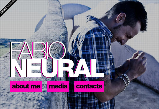websites with big background images