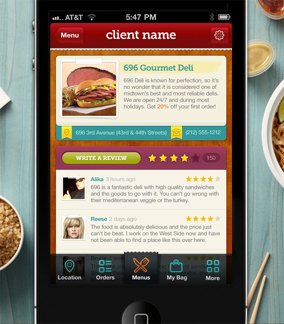 30 Tasty Food Mobile Application Designs for Foodies