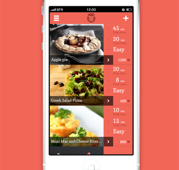 30 Tasty Food Mobile Application Designs for Foodies
