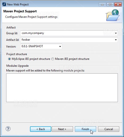 �����MyEclipse����Maven��Ŀ