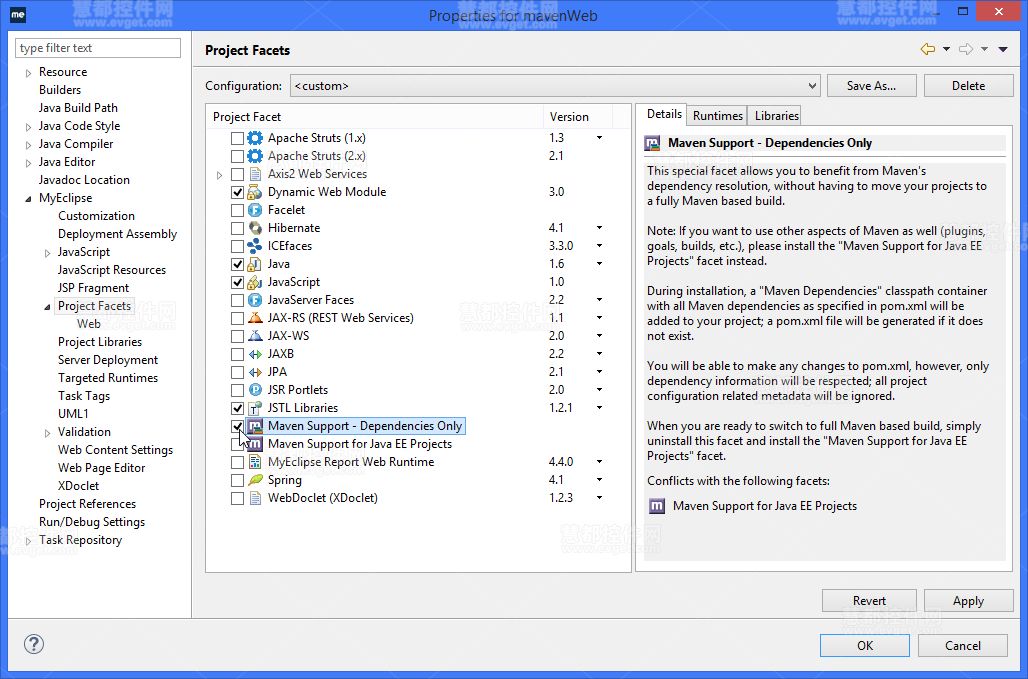 MyEclipse Maven������ϵ����