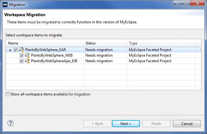 Ǩ��RAD��Ŀ��MyEclipse��