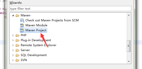 new->Maven Project