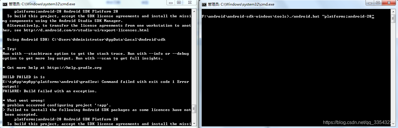 ionicװʱִionic cordova build android