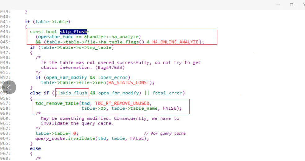 ...ִanalyze table⵼waiting for table flush