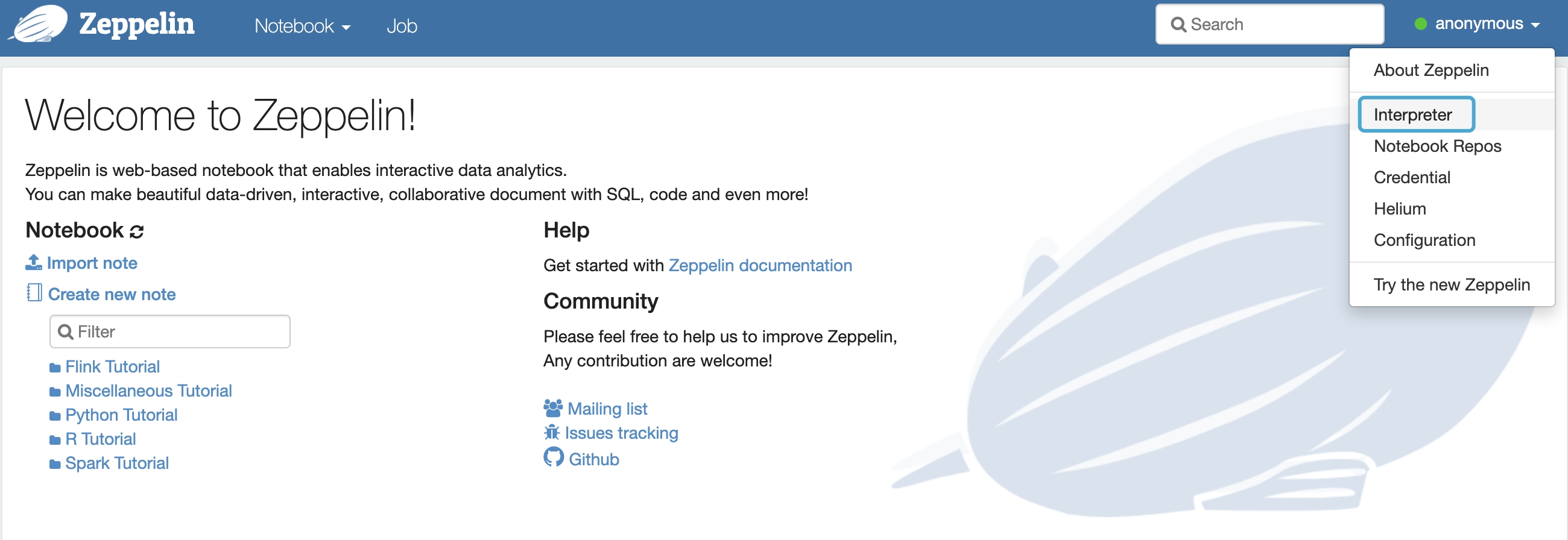 Flink SQL 1.11 on Zeppelinָ