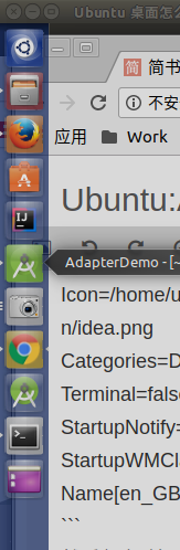 [AndroidStudio]Ubuntu中无法创建快捷方式的解决