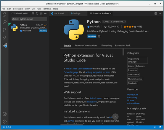 ںӵļңCentos 7.x װ VScode ͼ