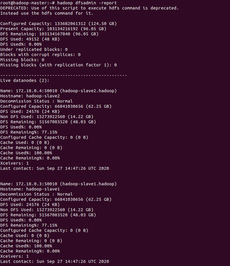 利用 Docker 安装 Hadoop 集群并通过 Java API 访问 HDFS