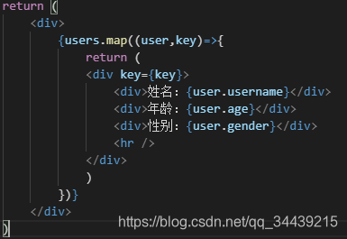 ReactmapȾбʱĴWarning: Each child in a list should have a unique key prop.