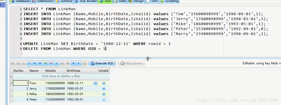 JSONEXcelļ SQlist