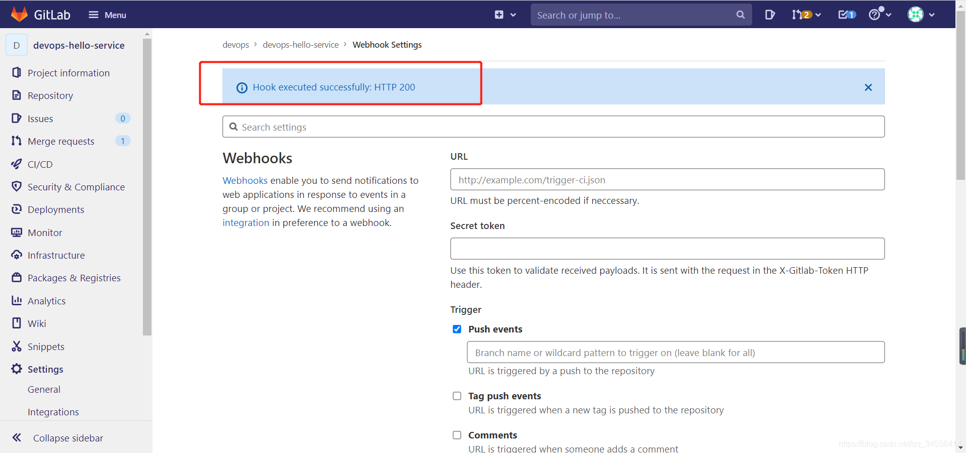 Jenkins 进阶04 Generic Webhook GitLab 触发器与提交流水线
