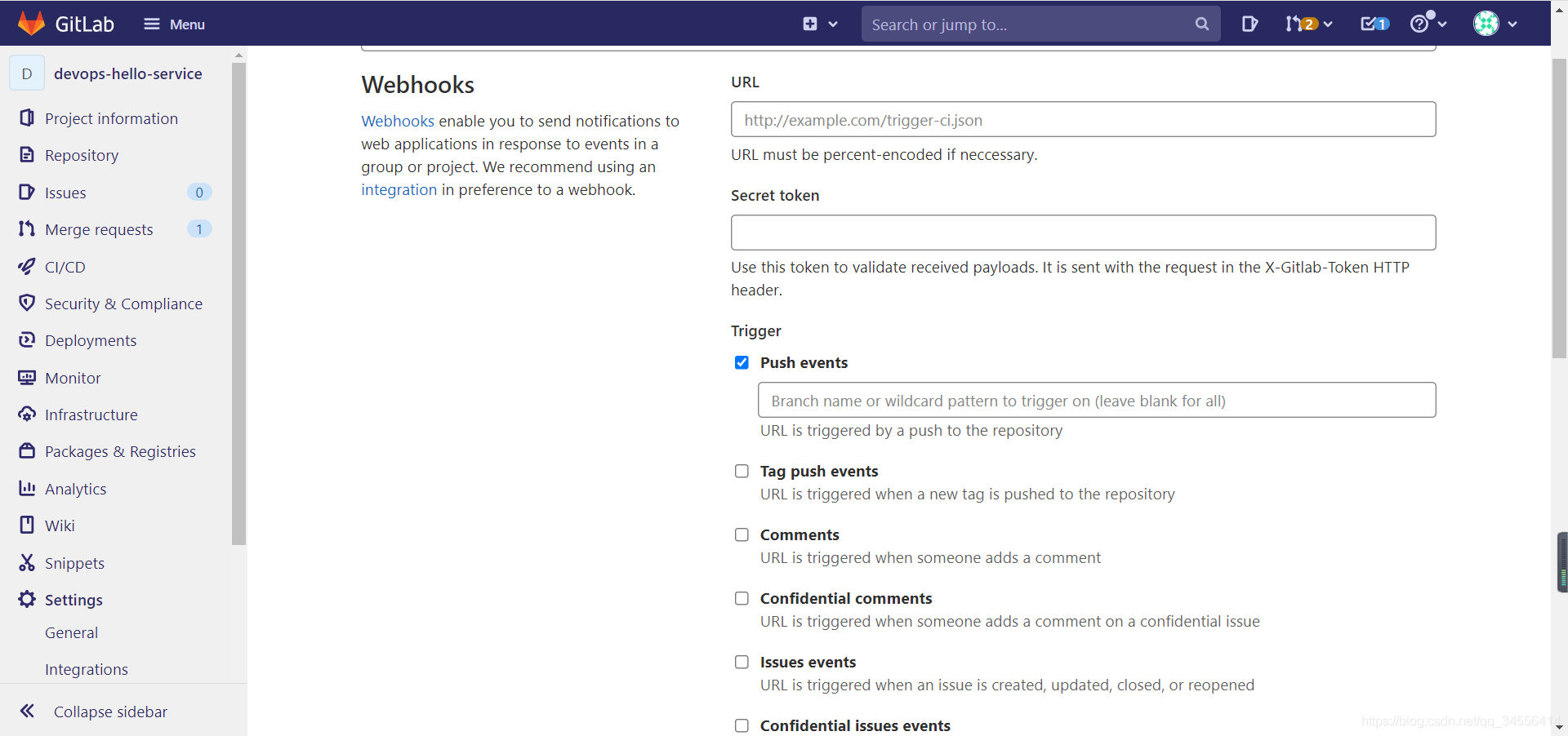 Jenkins 进阶04 Generic Webhook GitLab 触发器与提交流水线