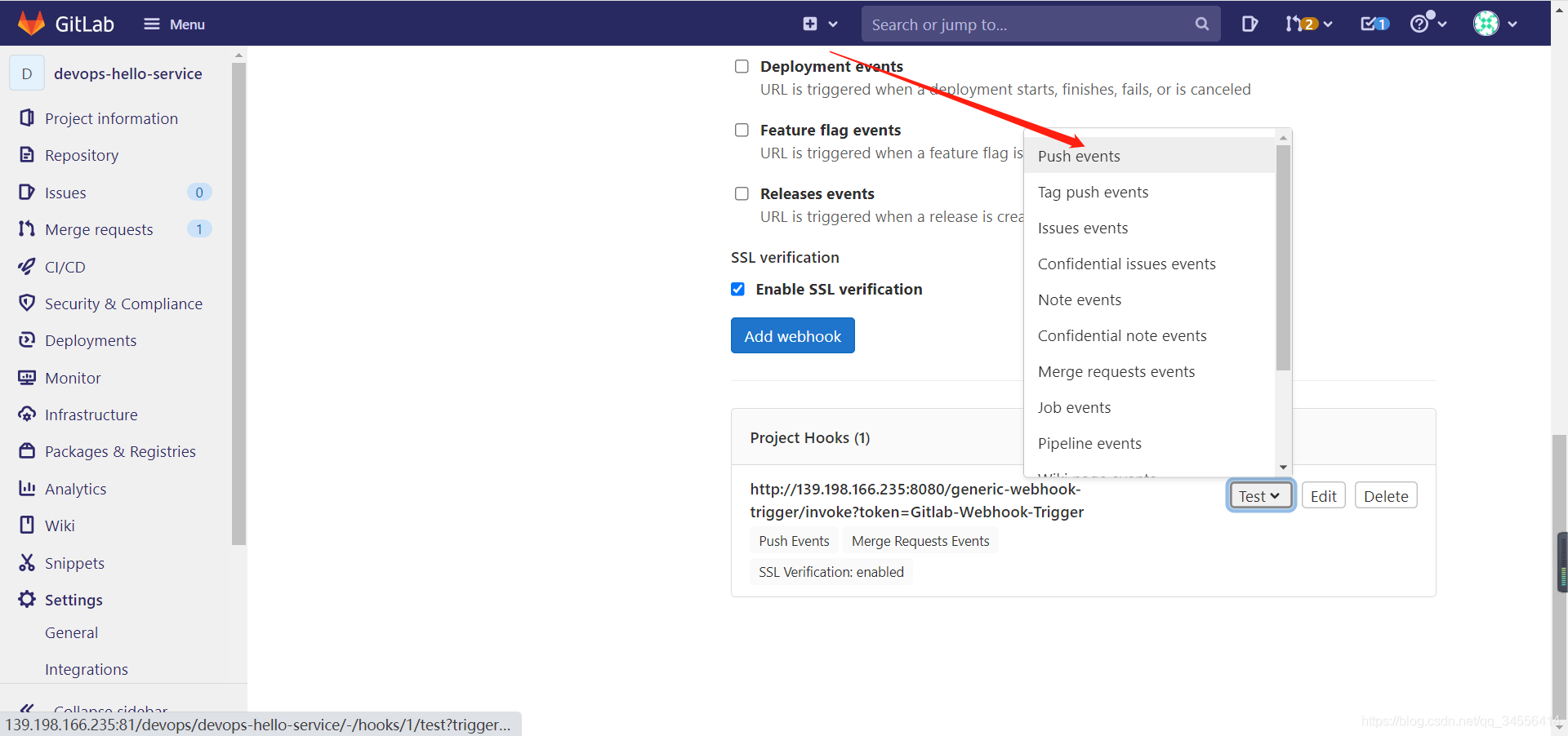 Jenkins 进阶04 Generic Webhook GitLab 触发器与提交流水线