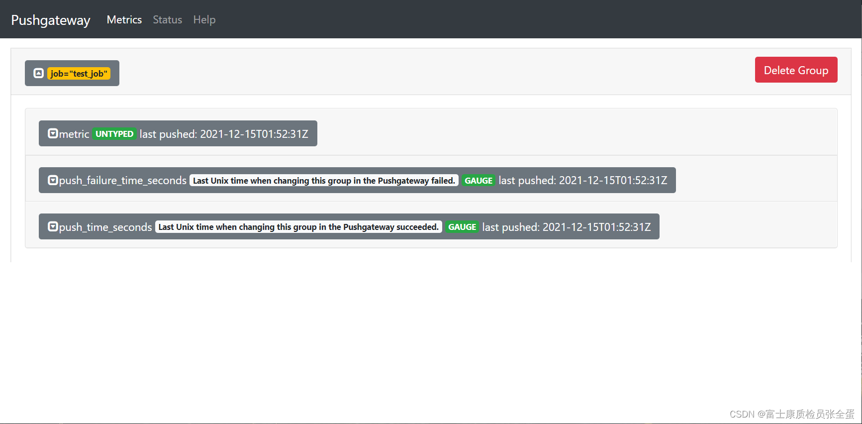 Prometheus pushgateway ʹ