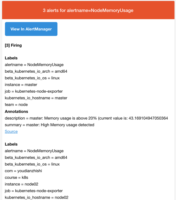 AlertManager ʹ