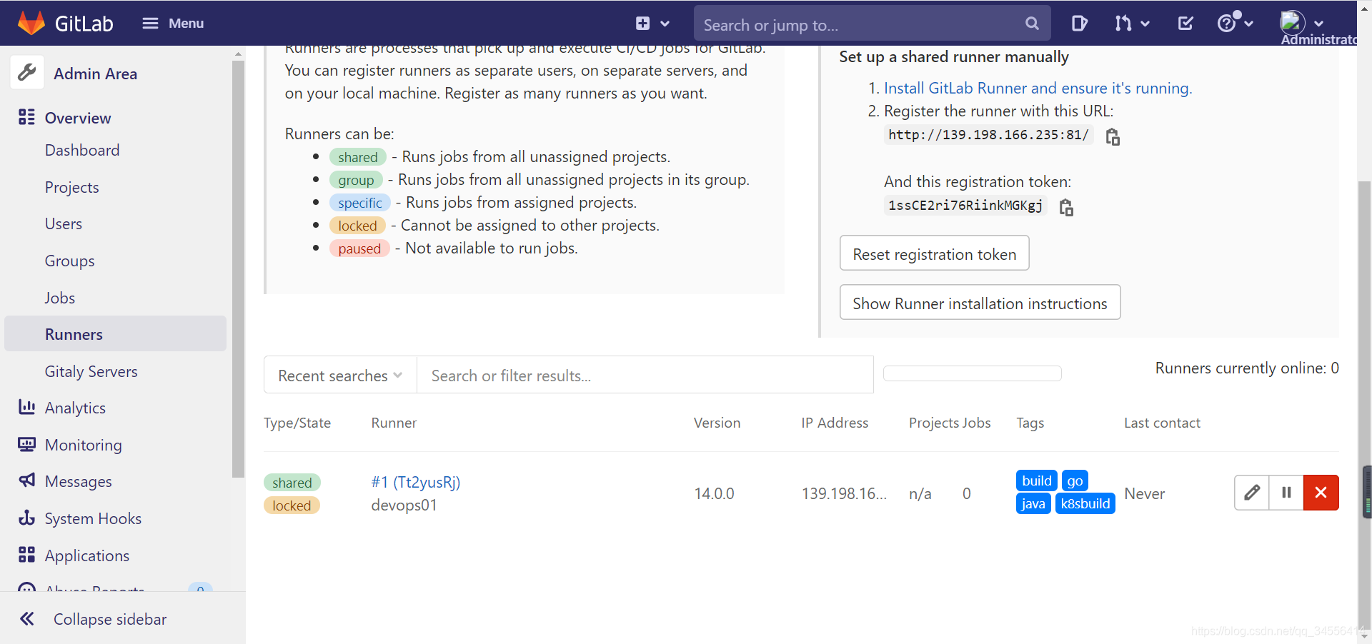 GitLab CI/CD 基础入门 Runner注册配置使用