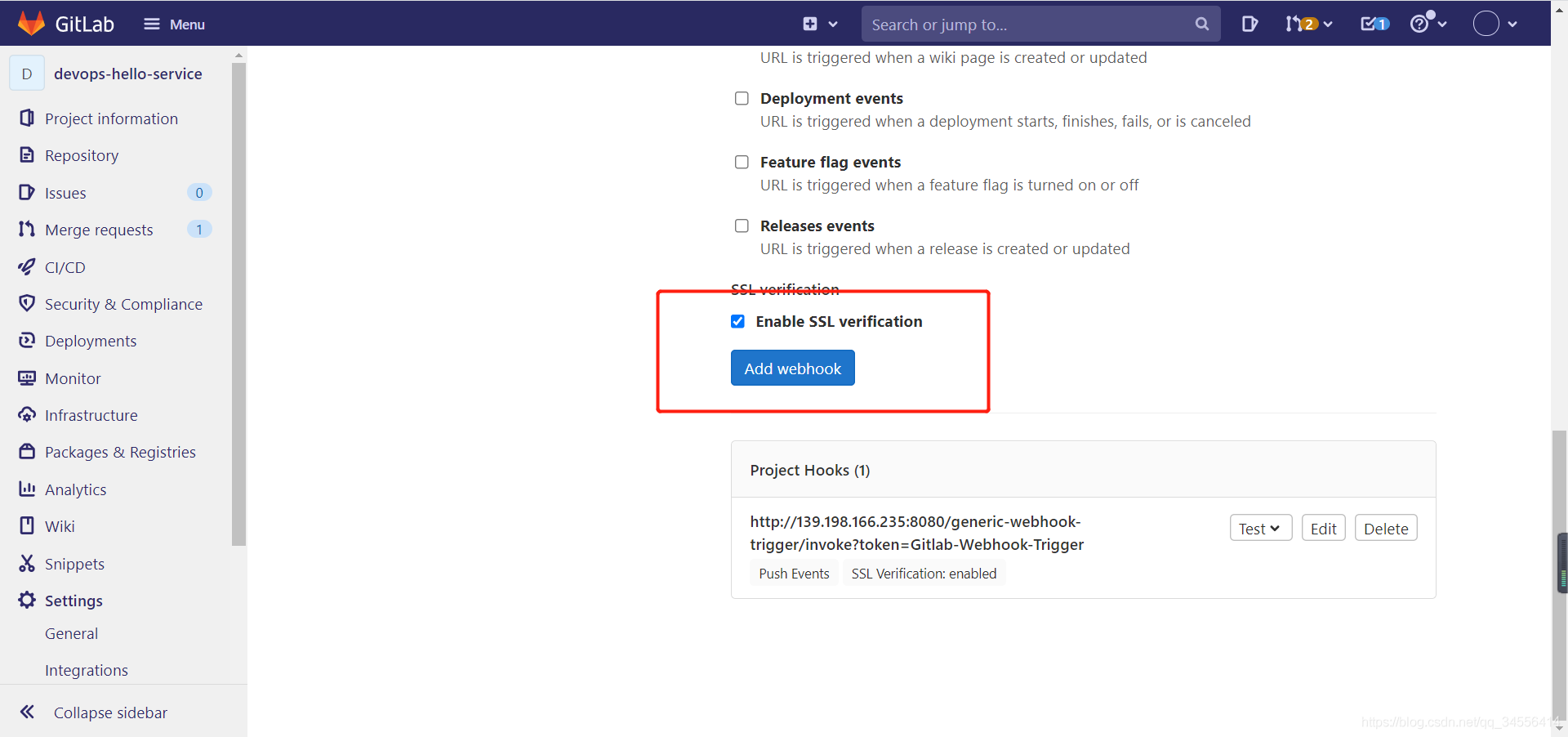 Jenkins 进阶04 Generic Webhook GitLab 触发器与提交流水线