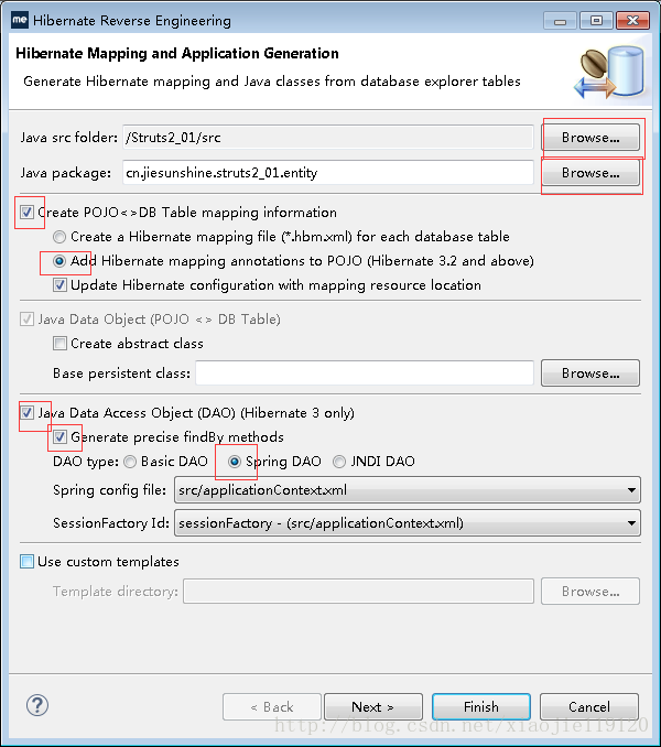 myeclipse2015shhϣhibernate򹤳ɴ루mysql