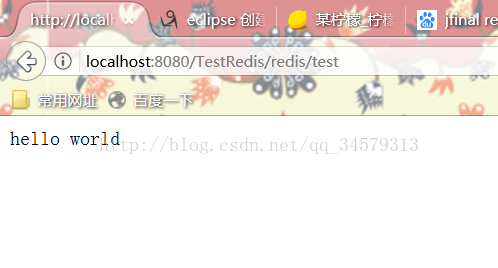 jfinal+redis+maven搭建web项目(sts编辑器)