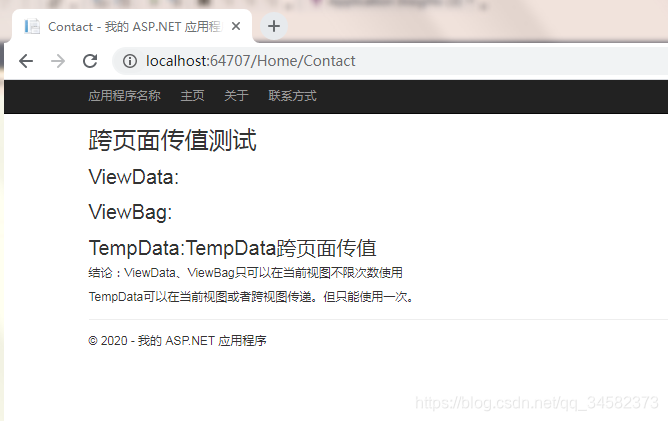 MVCֵ ViewDataViewBagTempData