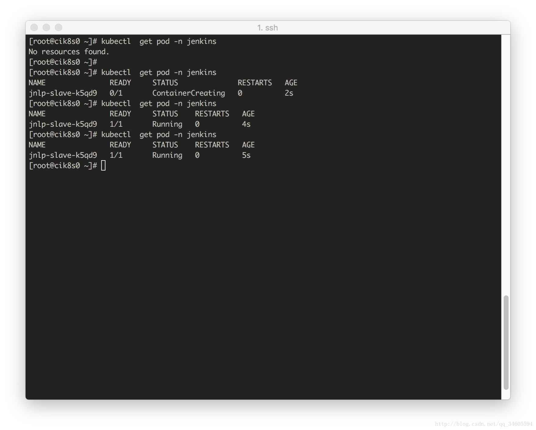 jenkins k8s ̬ jenkins-salve (2) ʵ slave ڵ㶯̬