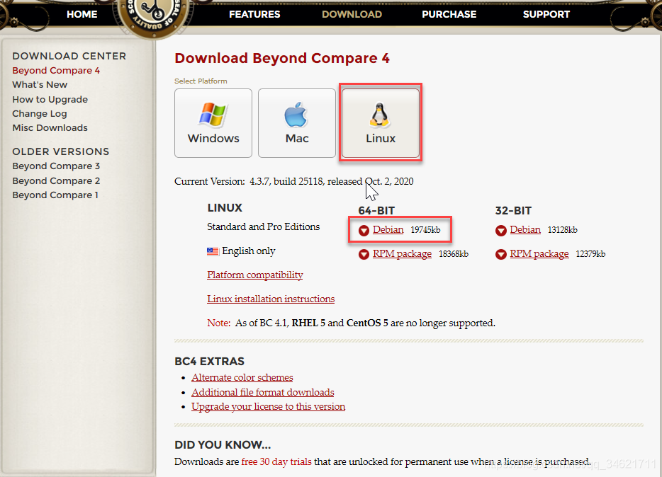 linux°װBeyond Compare 4