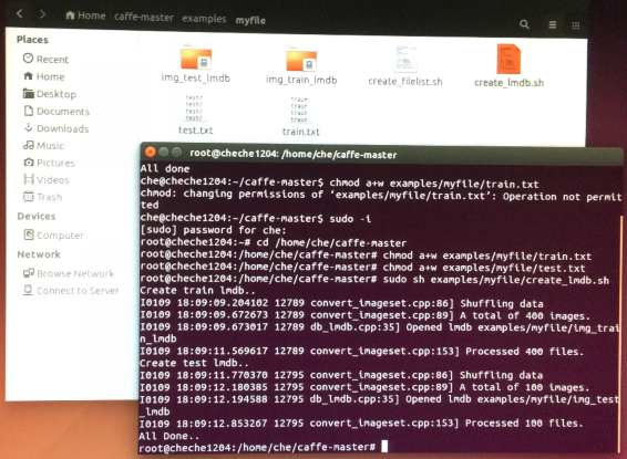 ubuntu caffe 训练自己的数据（简单）