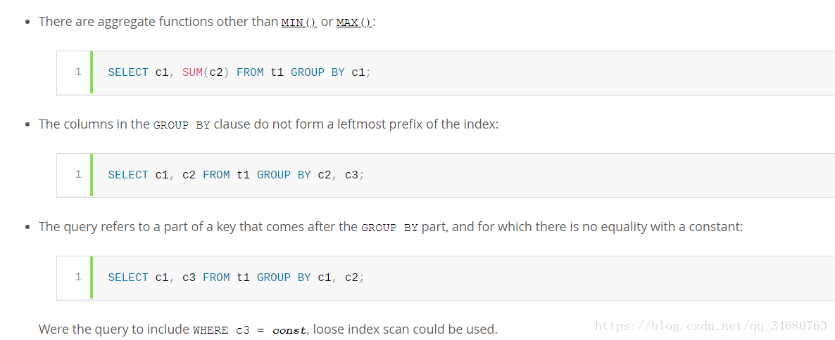 mysql selectŻ֮GROUP BY Optimization