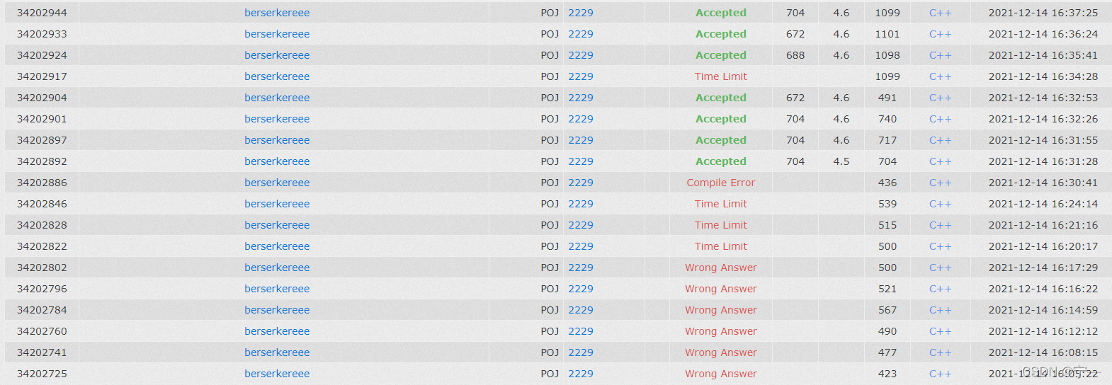 Sumsets POJ - 2229