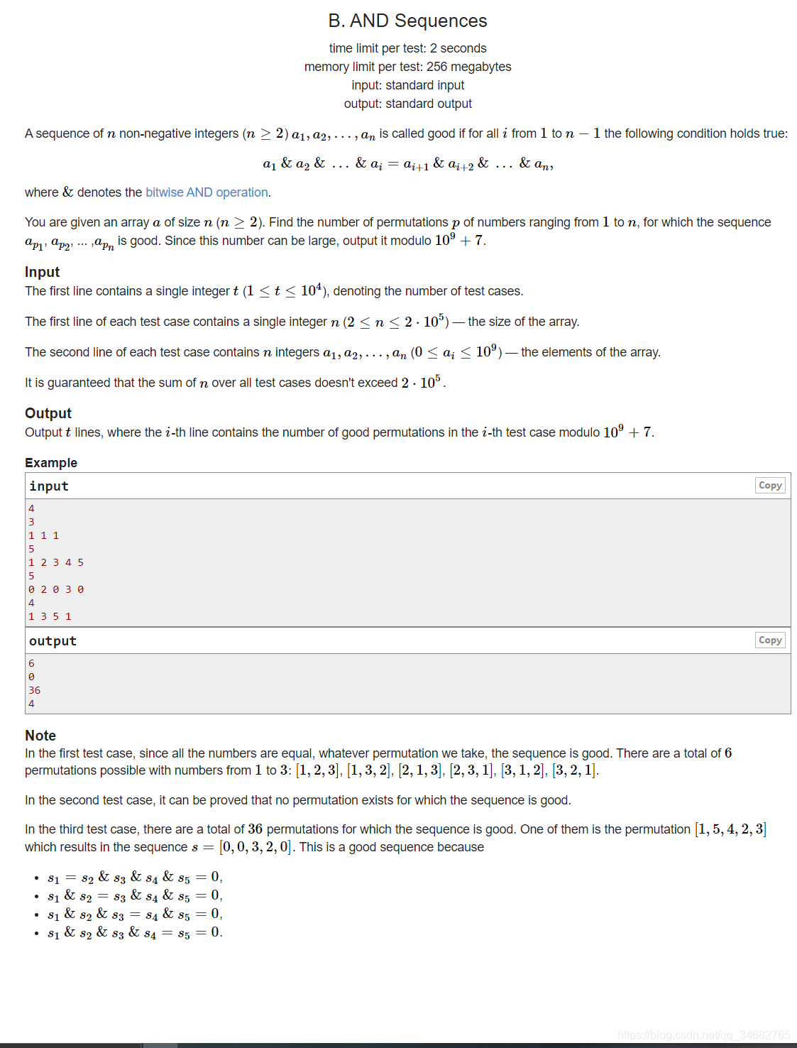 B. AND Sequences