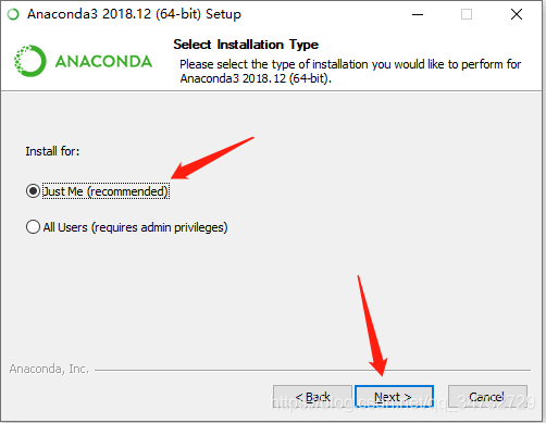 win10װAnaconda3-2018.12-windows-x86_64