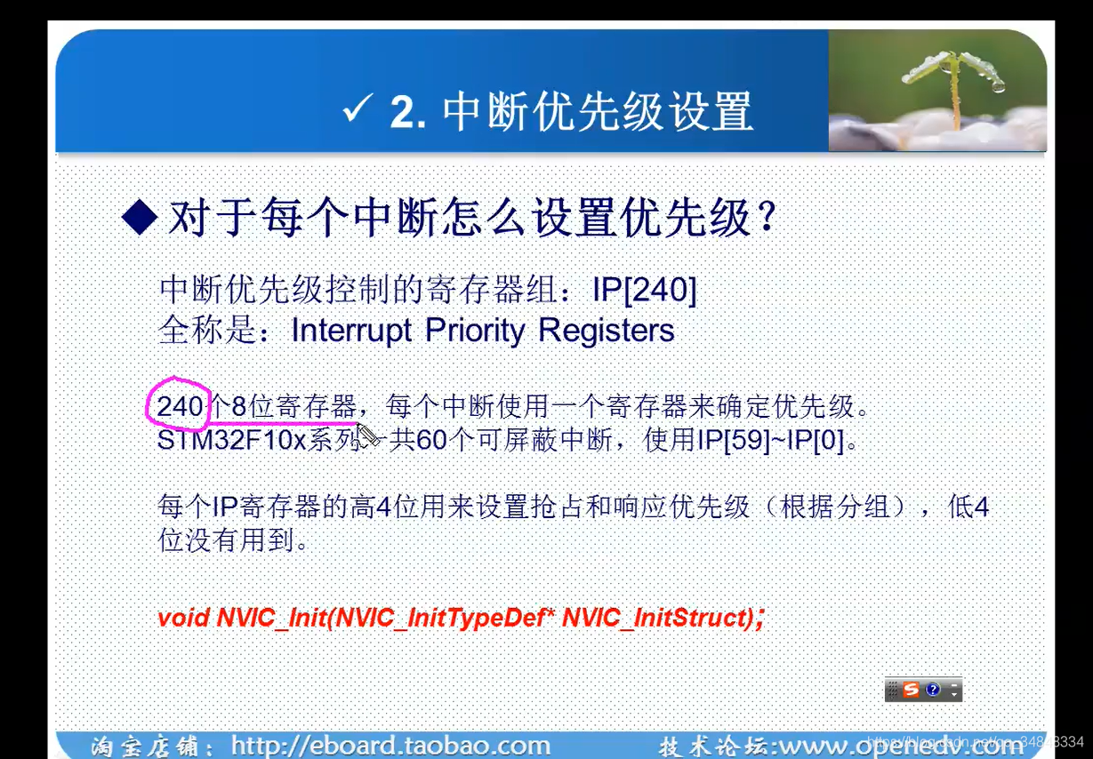 STM32F103_study42STM32 Interrupt priority management 