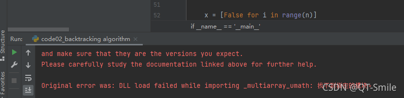 Original error was: DLL load failed while importing _multiarray_umath