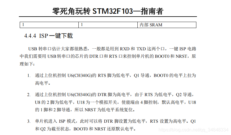 STM32F103_study37 How to use serial port to download programs